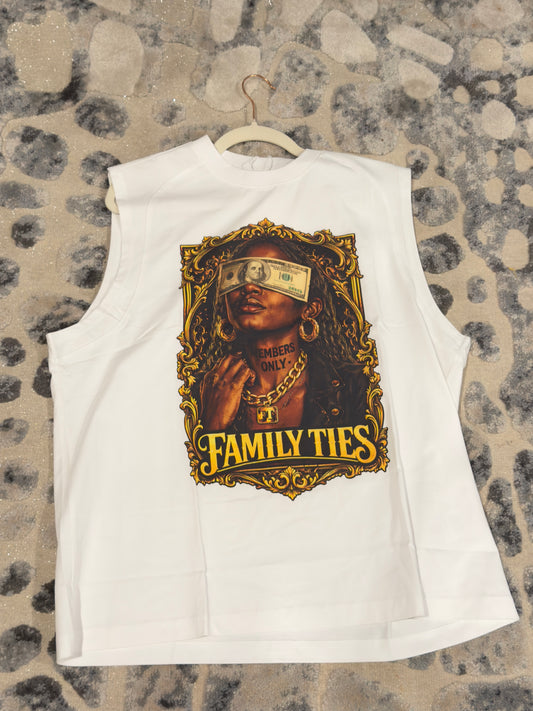 Family Ties White "Tatted Woman" Members Only Collection