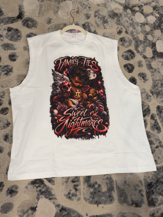 Family Ties White "Sweet Nightmares" Members Only Collection
